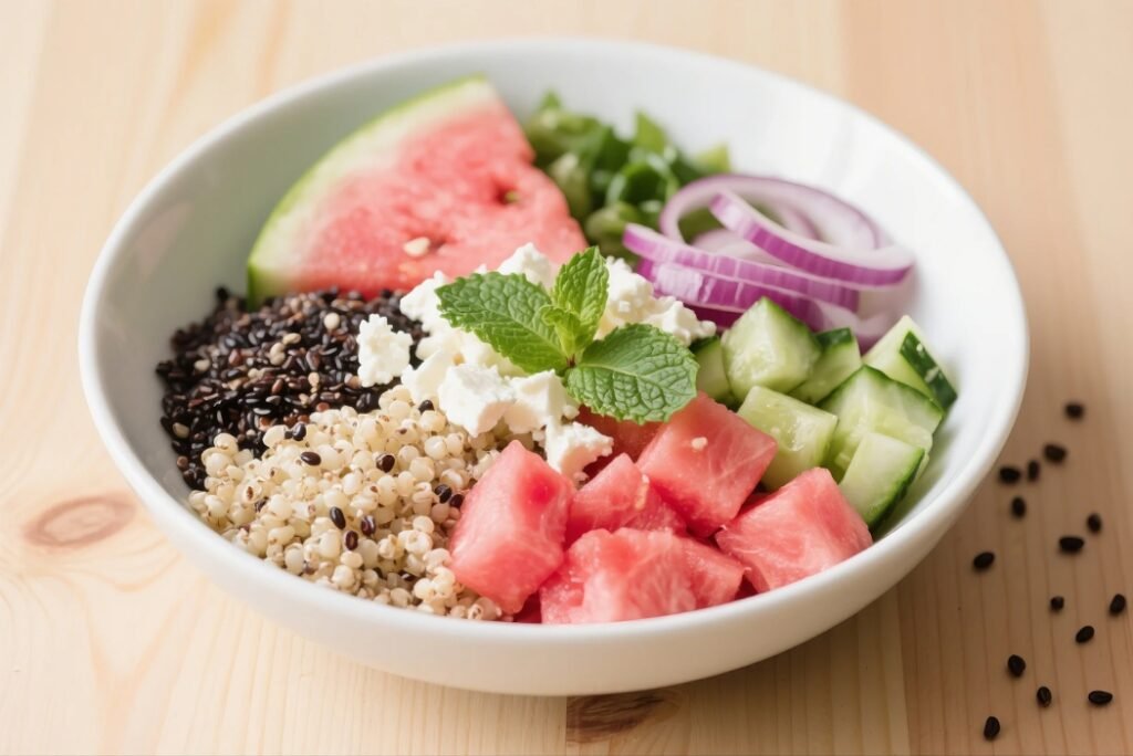 Watermelon Quinoa Salad Master Guide: From Basic Recipe to Gourmet Variations 2 watermelon quinoa salad