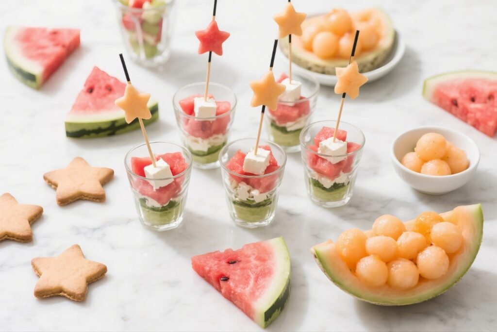 watermelon salad with mint and lime