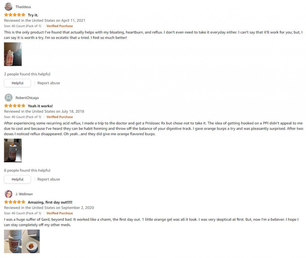 orange burps reviews