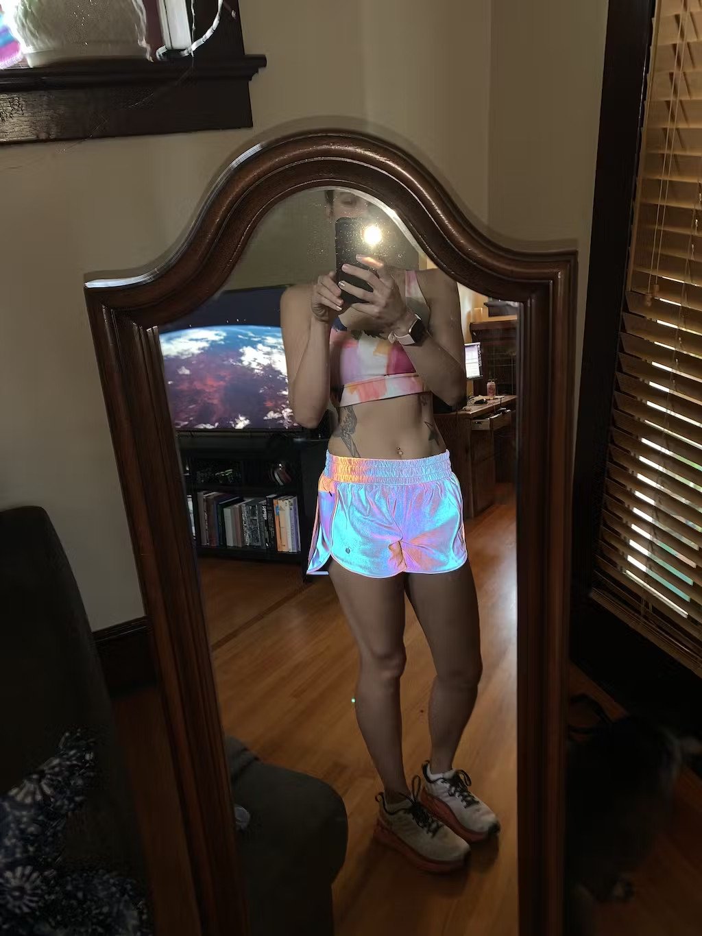 flex running shorts