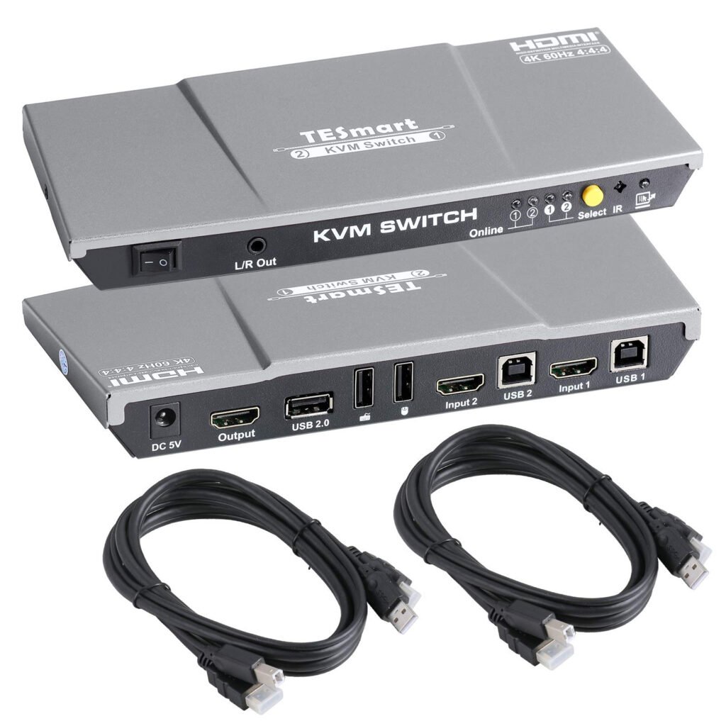 tesmart dual monitor kvm review