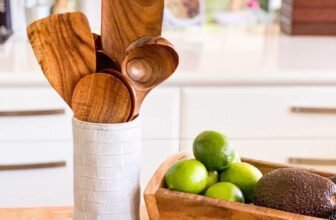tilly living teak utensils