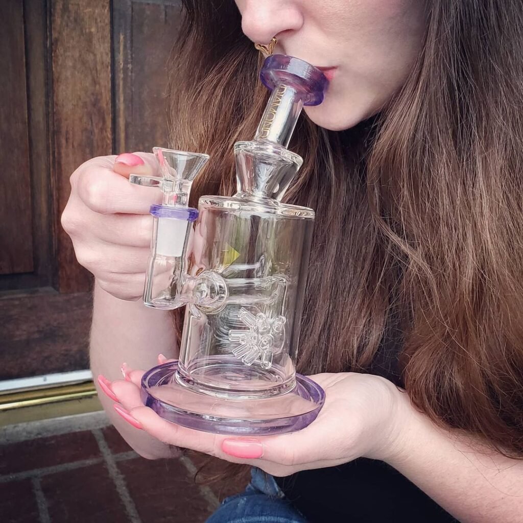 badass glass dab rig