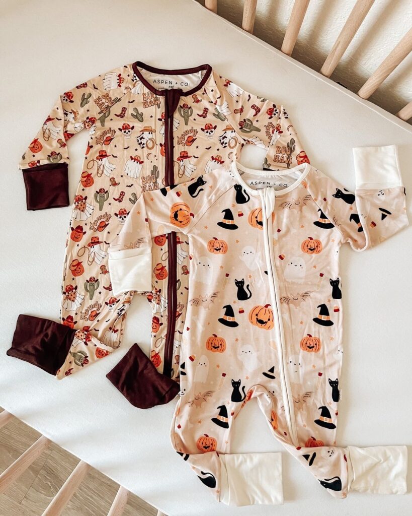 family matching halloween pajamas