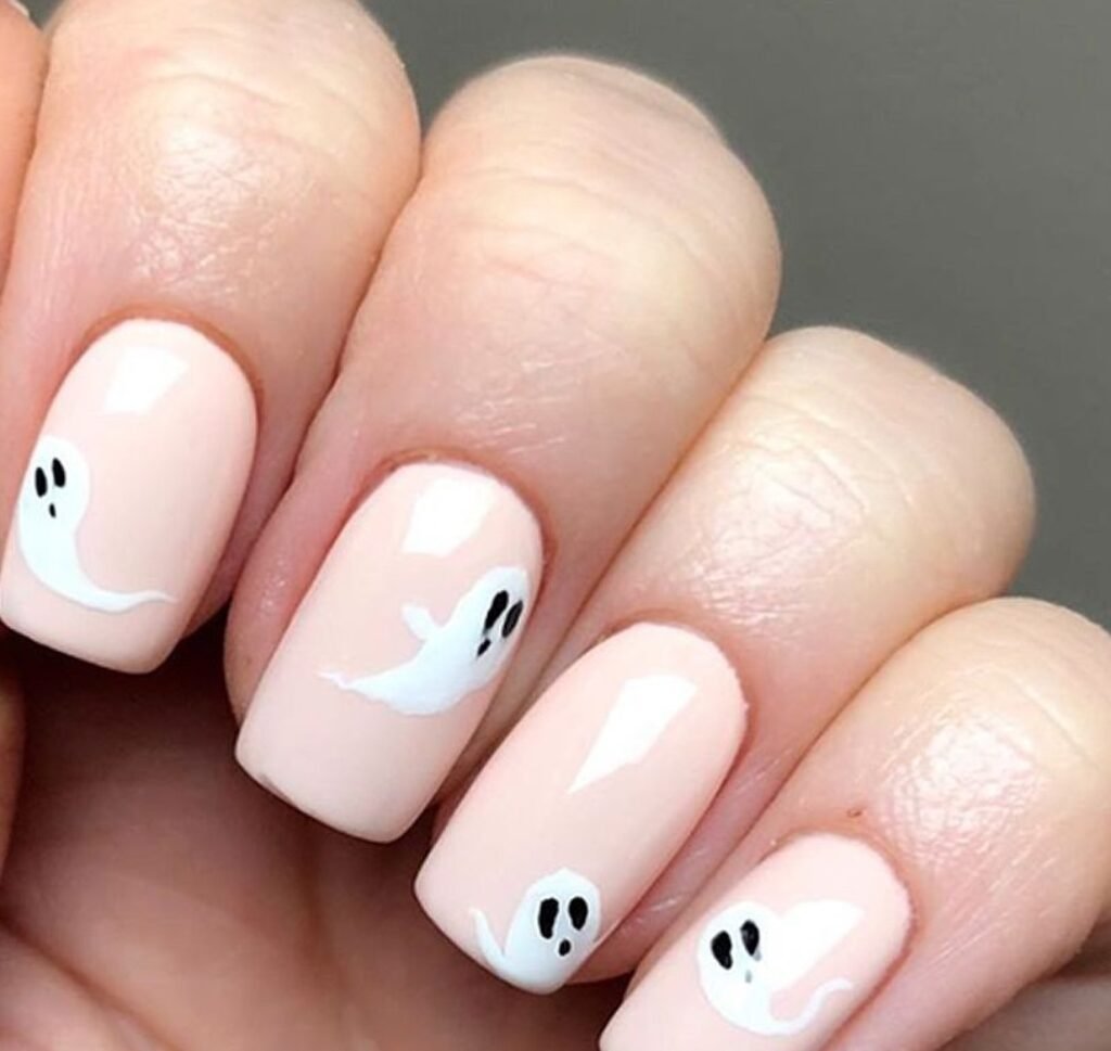 simple halloween nail ideas