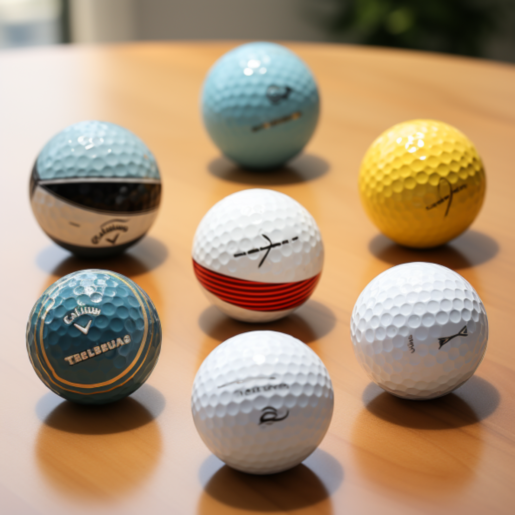 mint condition used golf balls