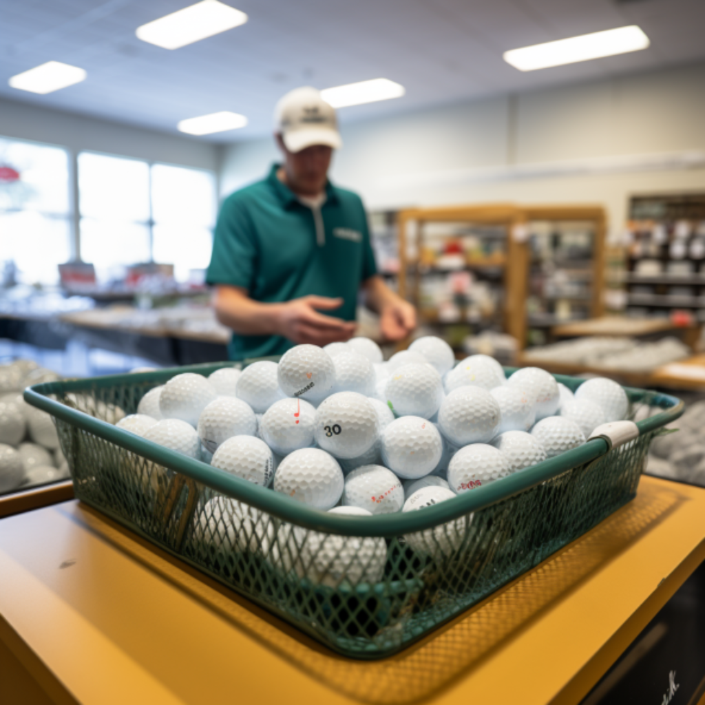 mint condition used golf balls