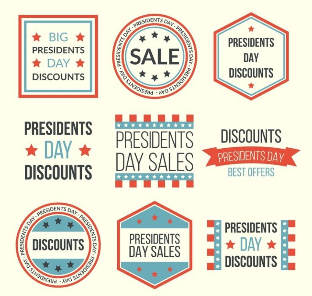presidents day sales clothing