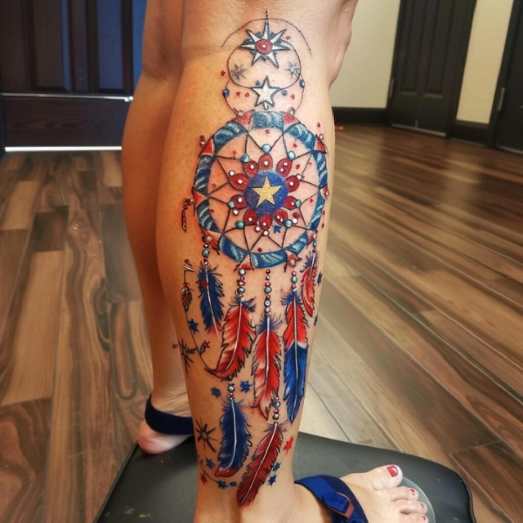 4th of july leg painting ideas