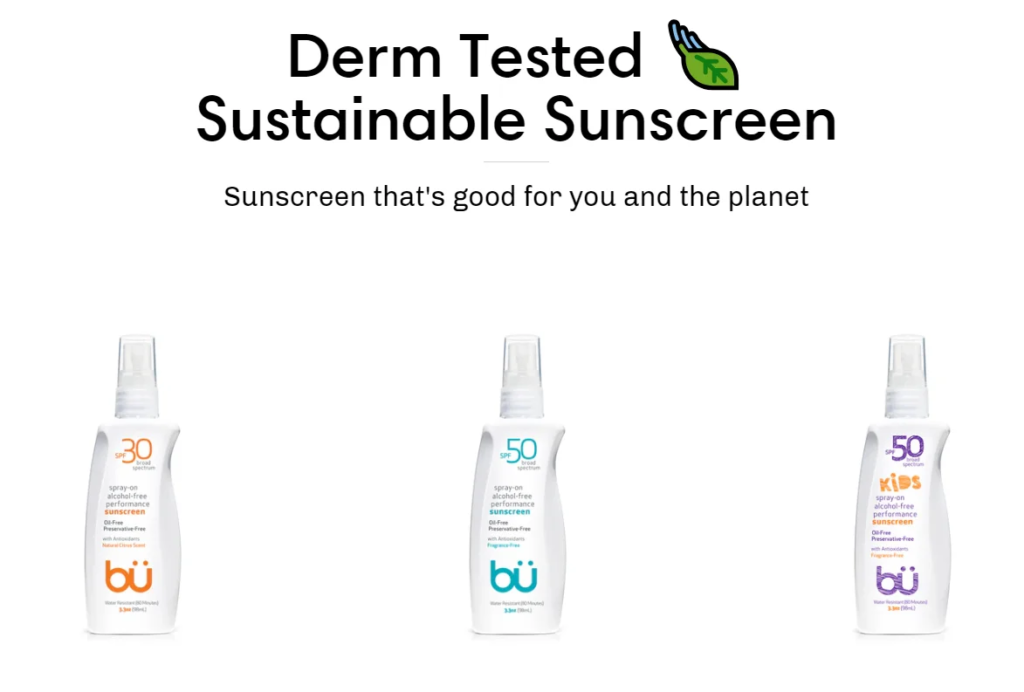 BU sunscreen