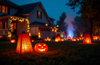 outdoor light up halloween decorations