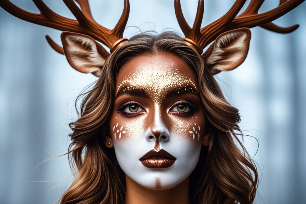 deer makeup halloween