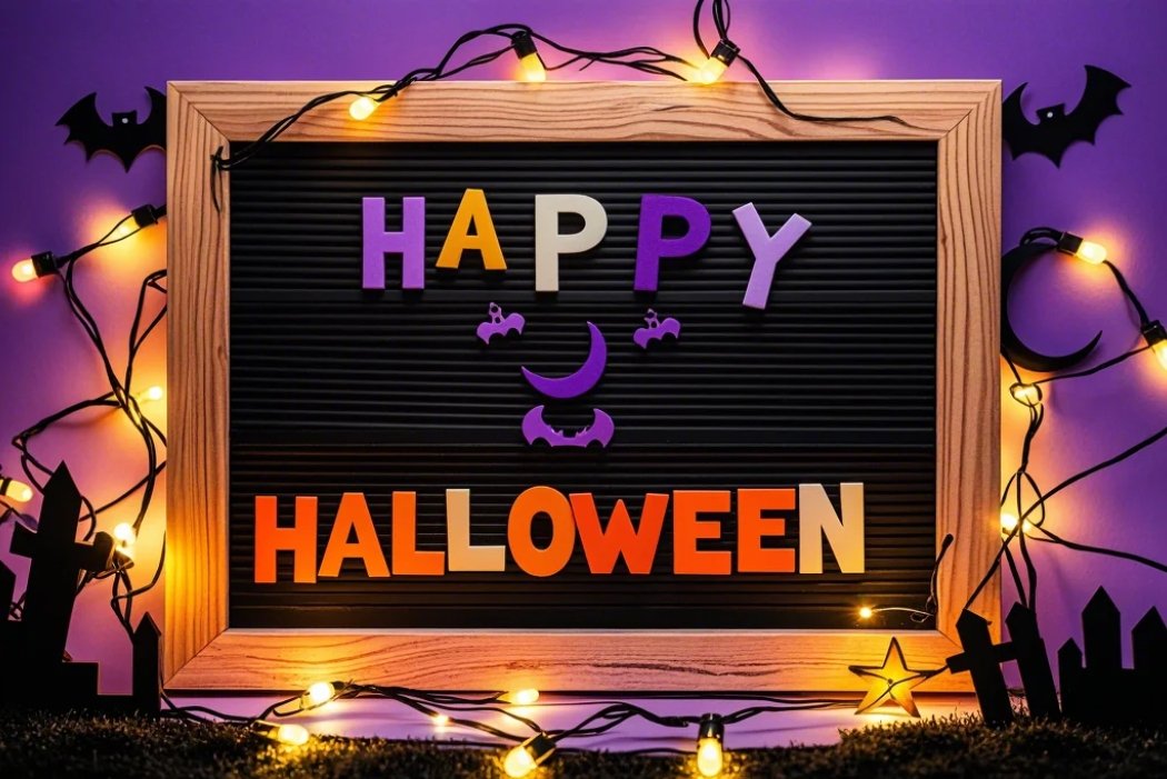 funny halloween letter board ideas