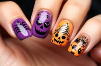 spooky nail ideas