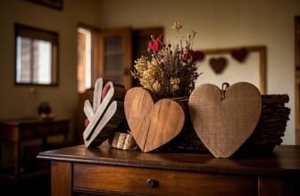 primitive valentine decor