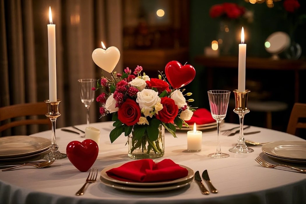 valentine's day table centerpiece ideas