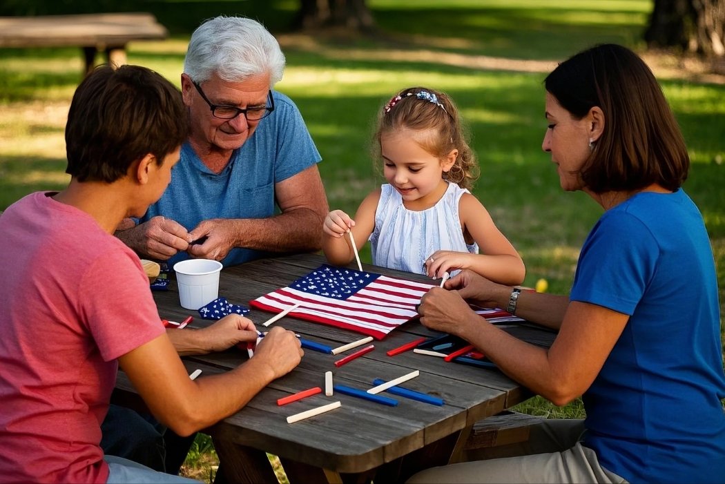 memorial day crafts with popsicle sticks