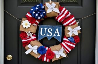 diy memorial day wreath