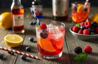 memorial day themed cocktails