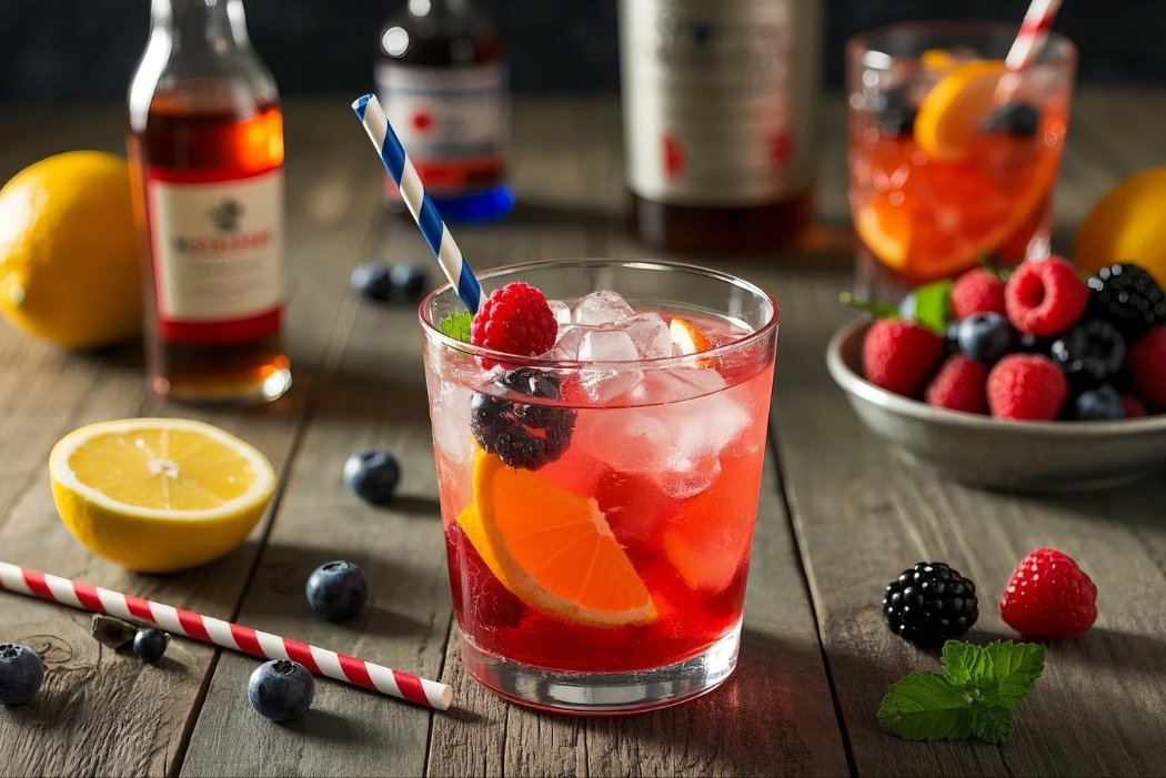 memorial day themed cocktails