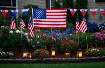 memorial day yard decorations