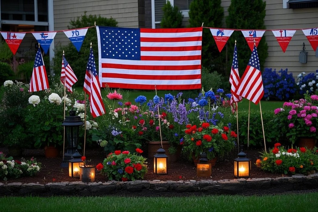 memorial day yard decorations