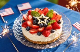4th of july cheesecake fruit salad
