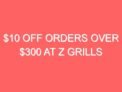 $10 Off Orders Over $100 At Z Grills